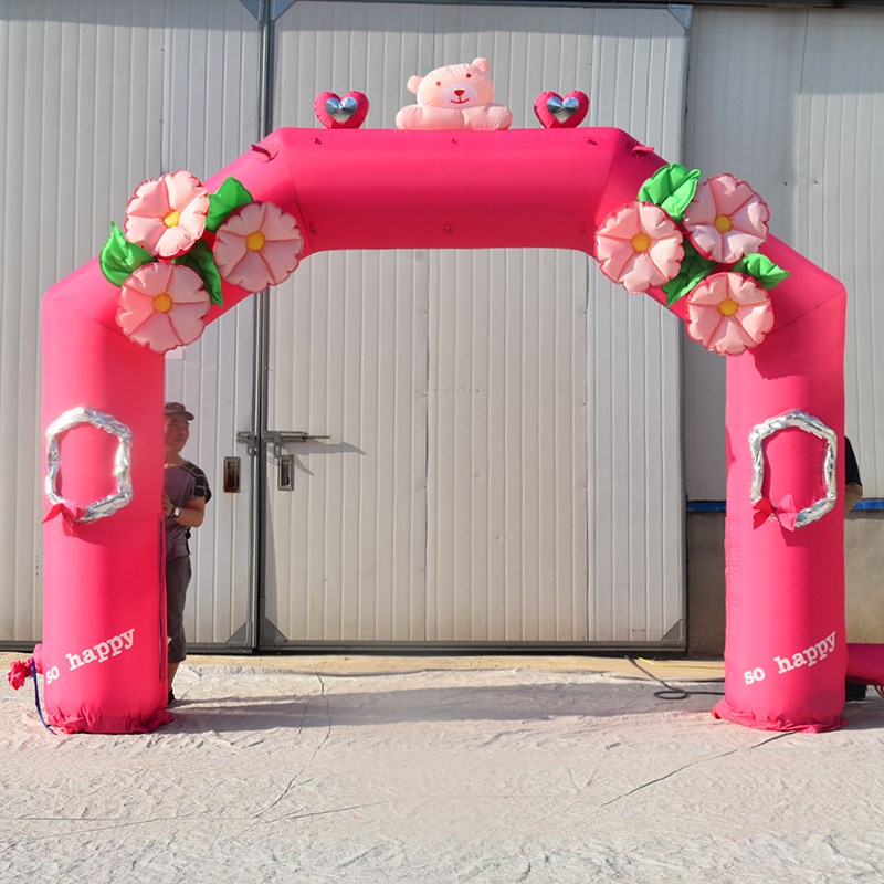 沙雅粉色婚礼拱门